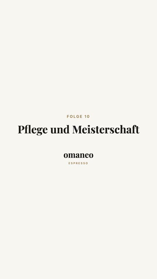 Folge 10: Pflege und Meisterschaft